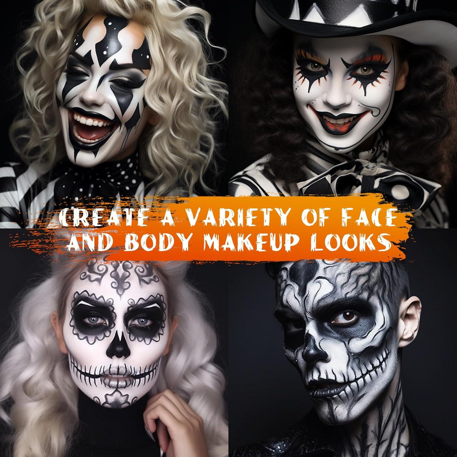 Schwarzer Face Paint Stick Körperfarbe für Sport Halloween Karneval