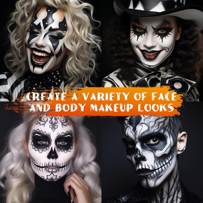 Schwarzer Face Paint Stick Körperfarbe für Sport Halloween Karneval