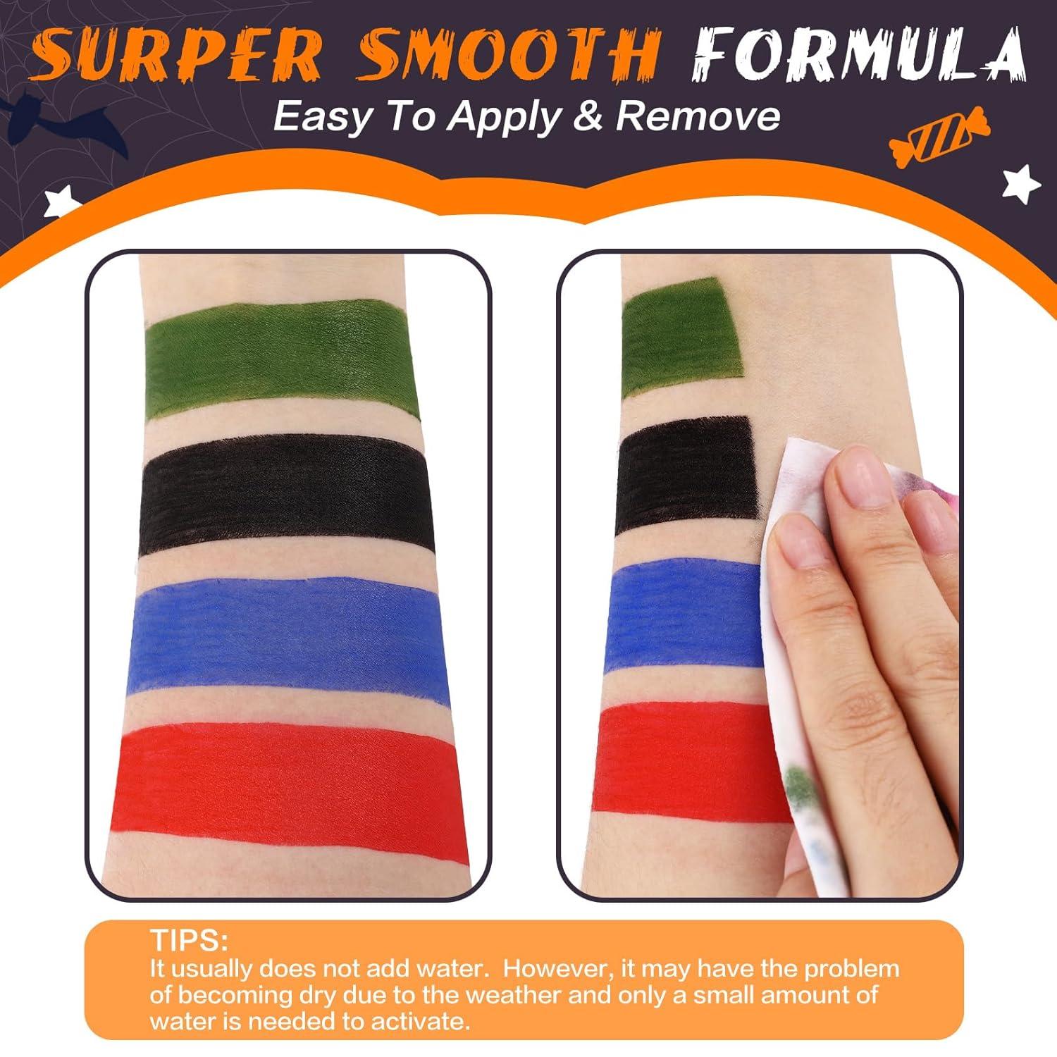 Schwarzer Face Paint Stick Körperfarbe für Sport Halloween Karneval