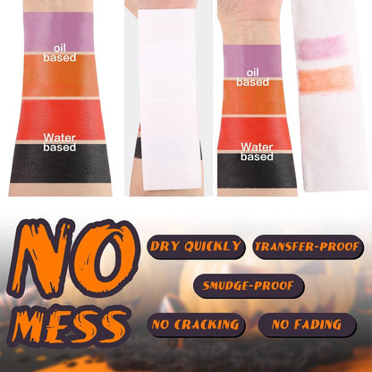 BOBISUKA Face Paint Stick Wasserbasis Bodypainting Halloween Karneval Kinderschminke