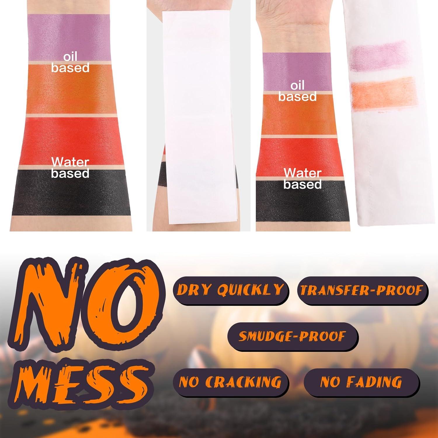 BOBISUKA Face Paint Stick Wasserbasis Bodypainting Halloween Karneval Kinderschminke