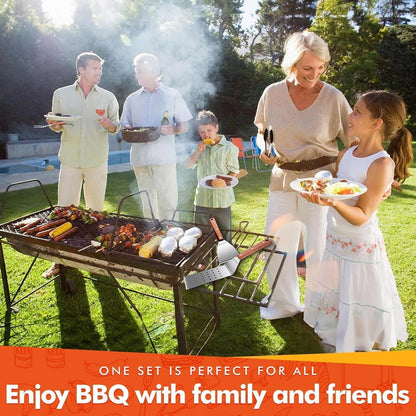 DragonGrill Grillspachtel Set 6tlg Grillzubehör Tragetasche