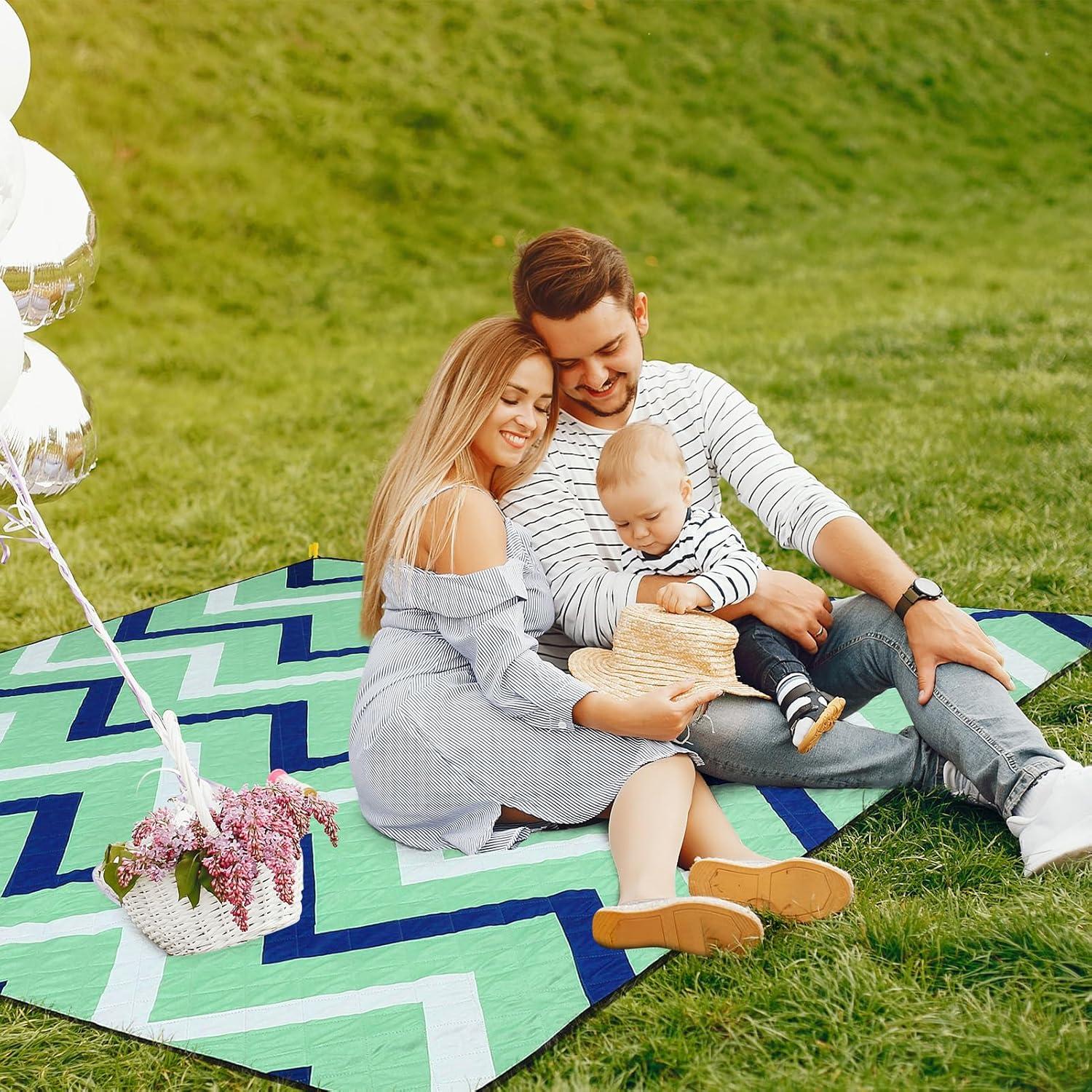Picknickdecke Wasserdicht XXL Strandmatte Picknic Blanket Campingdecke