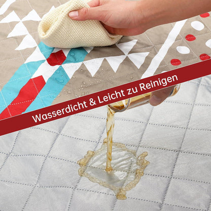 XXL Picknickdecke Wasserdicht Strandmatte Campingdecke 200x200cm