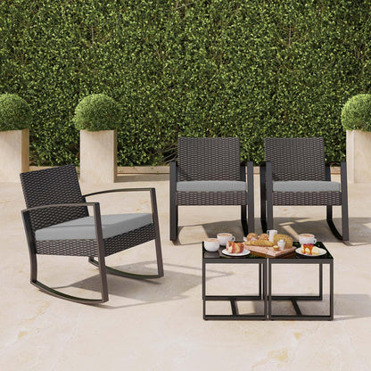 Gartenmöbel Set Balkon Outdoor Terrasse Pool Beige 2 Personen