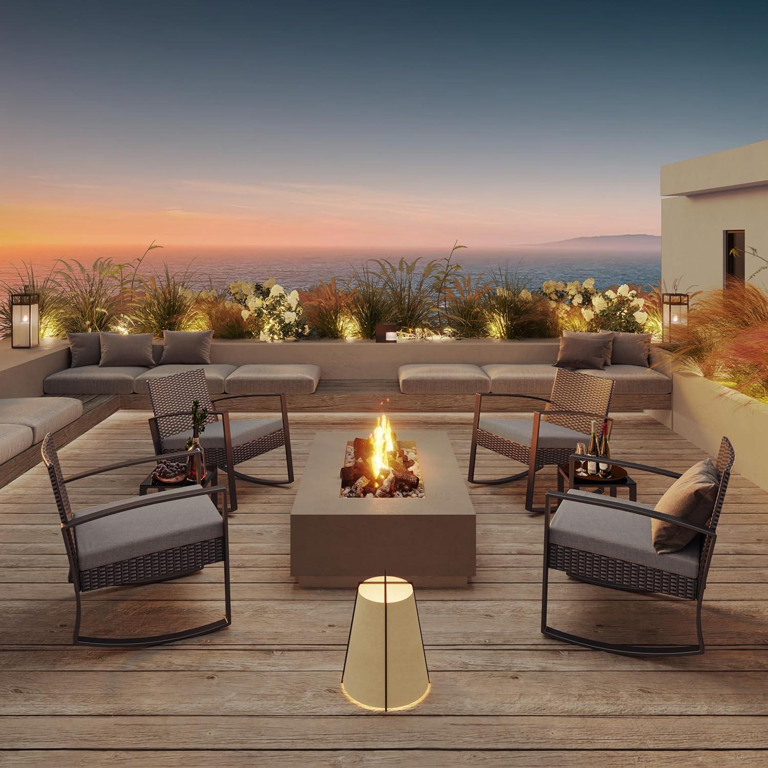 Gartenmöbel Set Balkon Lounge Rattan Outdoor Terrasse Pool