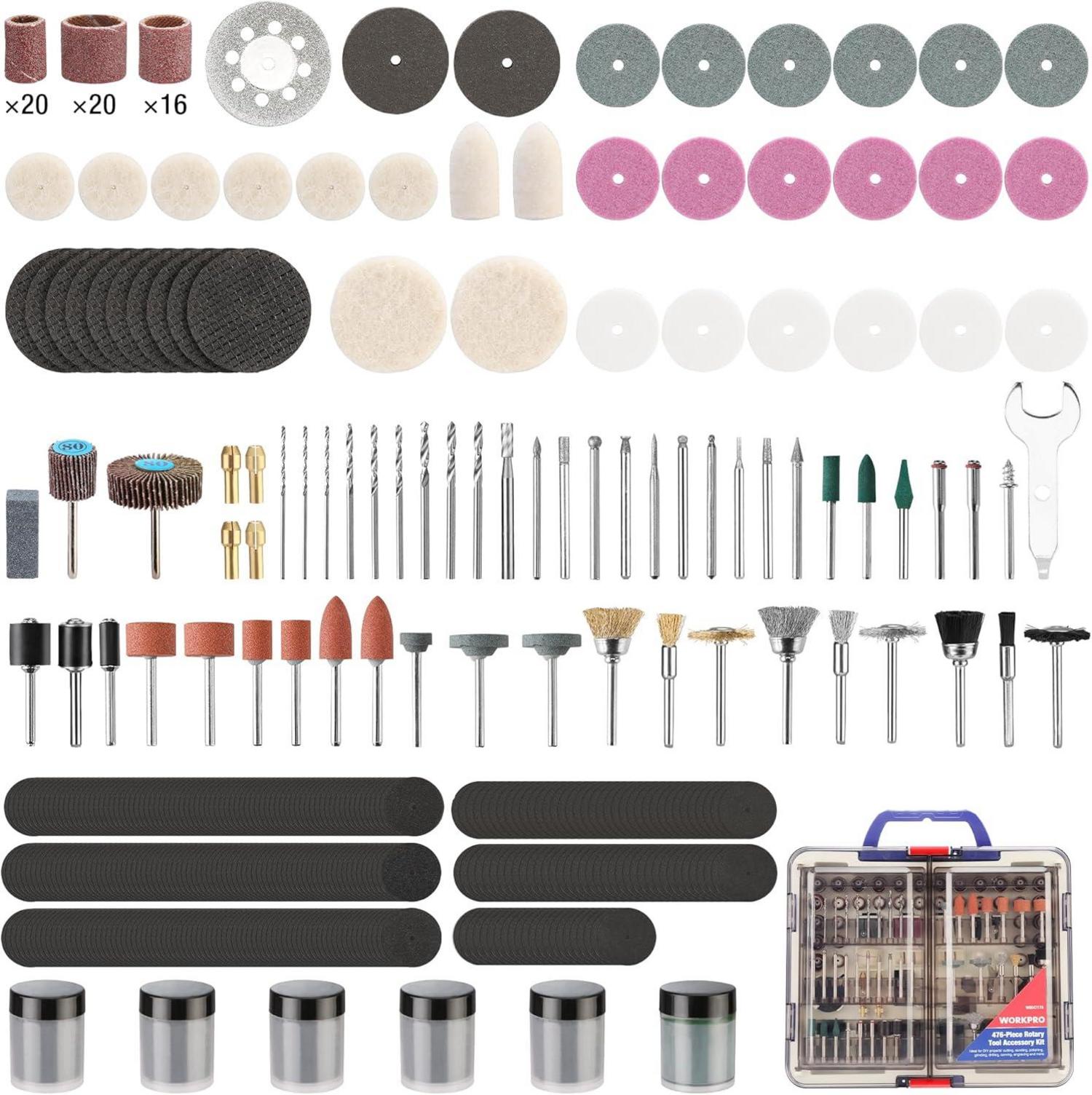 WORKPRO 476-tlg. Multifunktionswerkzeug Zubehör Set