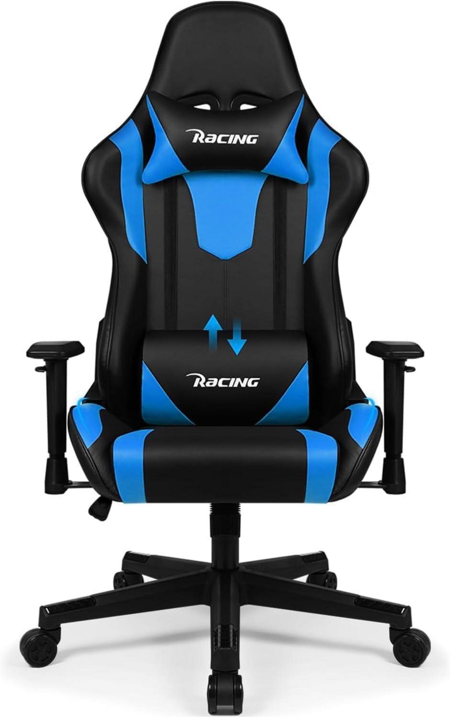 Ergonomischer Gaming Stuhl mit Wippfunktion - Belastbar bis 150 kg