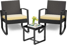 Gartenmöbel Balkon Lounge Set 2 Personen Outdoor PE-Rattan