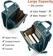 Damen Umhängetasche PU Leder Crossbody Handytasche