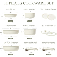 10-teiliges CAROTE Antihaft Topfset & Pfannenset mit
