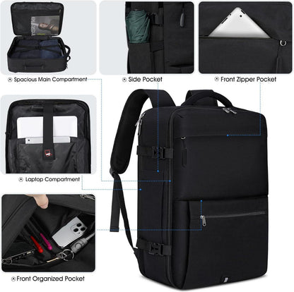Rucksack Großer Laptop 17.3 Zoll Handgepäck Business Reiserucksack
