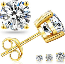 Moissanite Ohrringe 925 Silber 1,6 ct Ohrstecker VVS1 Diamantäßiger