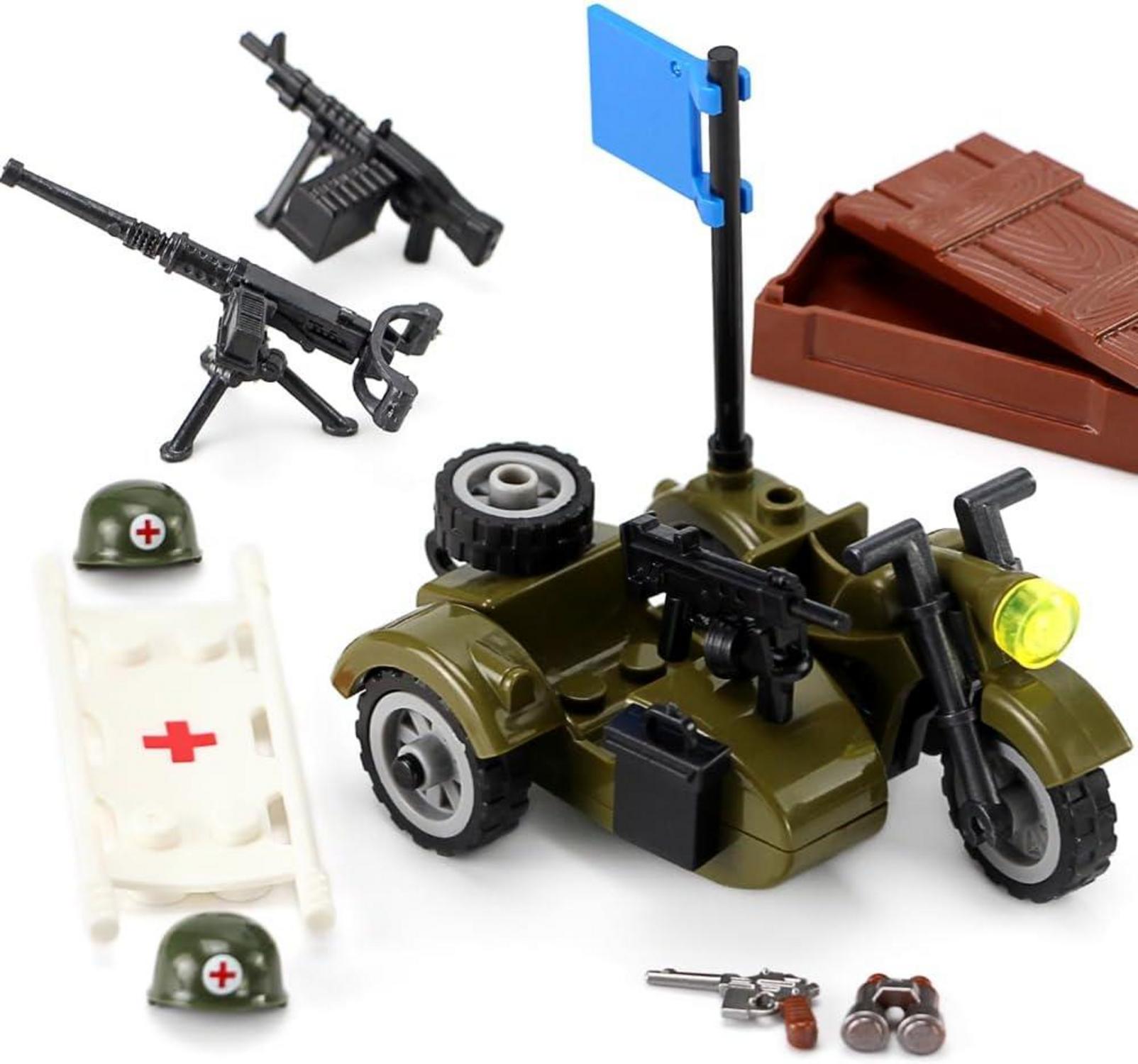 WW2 Waffen-Set Militär Spielzeug für Soldatenfiguren Modell-Pack