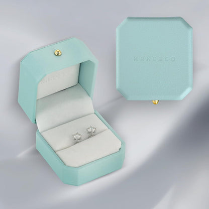 Moissanite Ohrringe Silber 925 Damen 0,6-3 Karat Diamant Ohrstecker