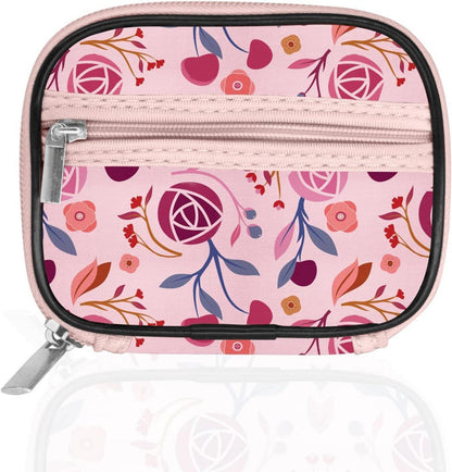 Tablettenbox 7 Tage Pillendose Medikamentenbox Rosa Stofftasche