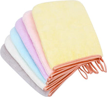 Mikrofaser Waschhandschuhe 6er Set Coral Fleece Makeup Entferner