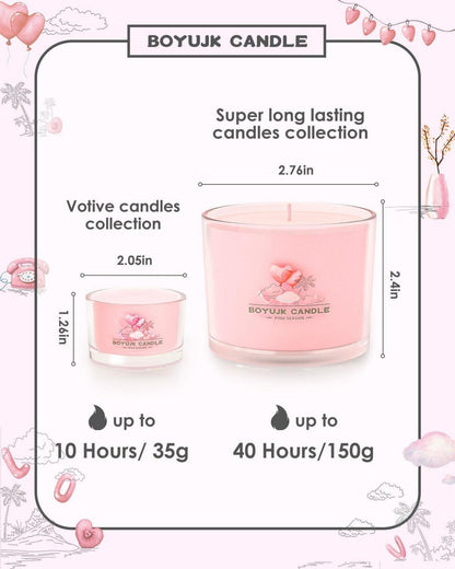 Duftkerzen Geschenkset für Frauen & Männer Weihnachten | 3