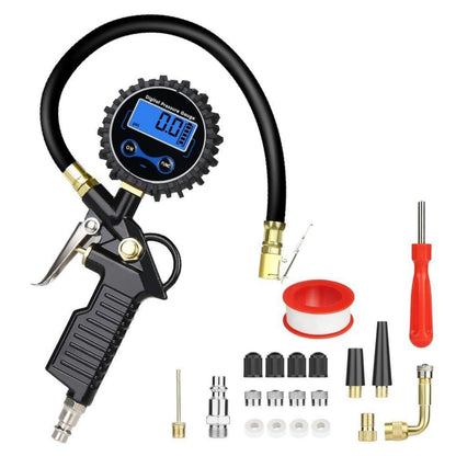 Digitales Reifenfüllgerät 220PSI mit Zubehör - LCD-Display