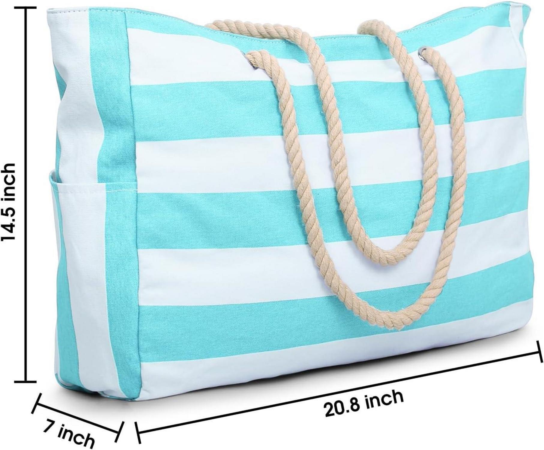 Große Strandtasche XXL Damen Reisetasche B-seegrün Weihnachtsgeschenke