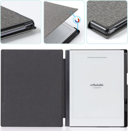 Hülle für Remarkable 2 Paper Tablet 10,3 Zoll - Leichtes PU-Leder