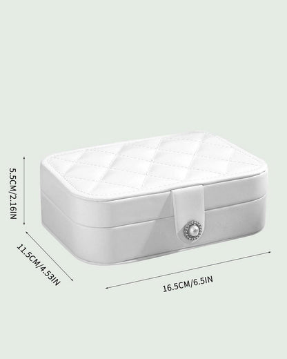 Henzin Reise Schmuckkästchen Damen Klein PU-Leder Schmuckbox