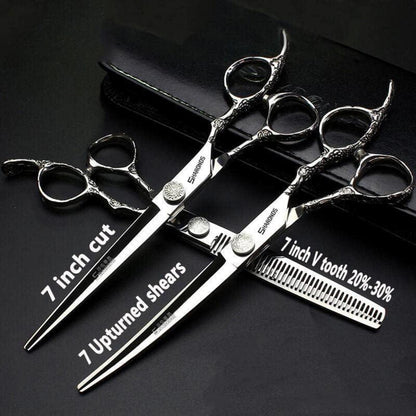 Personalisierte Friseurschere Set 6/7 Zoll – 440C Stahl