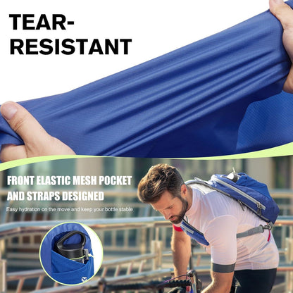 G4Free Schultertasche RFID Crossbody-Rucksack Blau