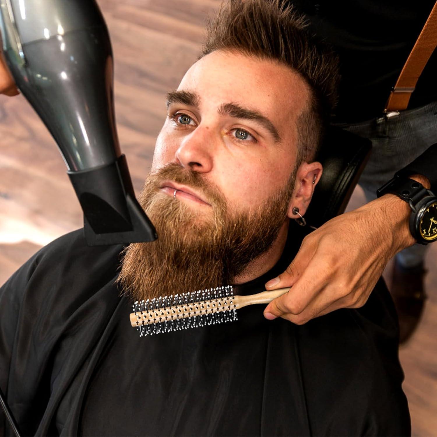 BESTOOL Kleine Rundbürste für kurzes Haar, Profi Styling-Bürste, Locken