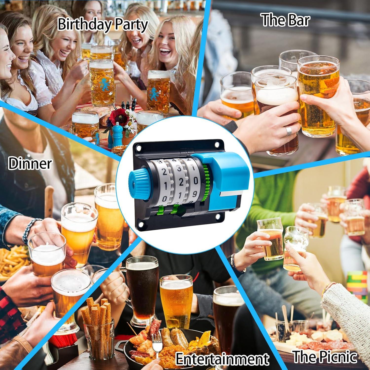Wand Bieröffner mit Zähler für Bars Party Küche Deko