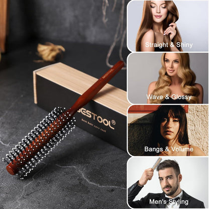 Kleine Rundbürste für kurzes und mittleres Haar, Profi Styling