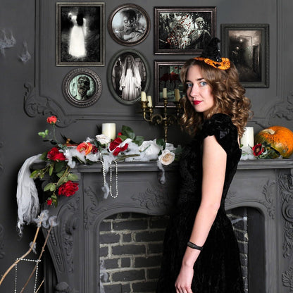 Halloween Gothic Deko Gruselige Fotos Gespenstischer Horror Bilderrahmen 15