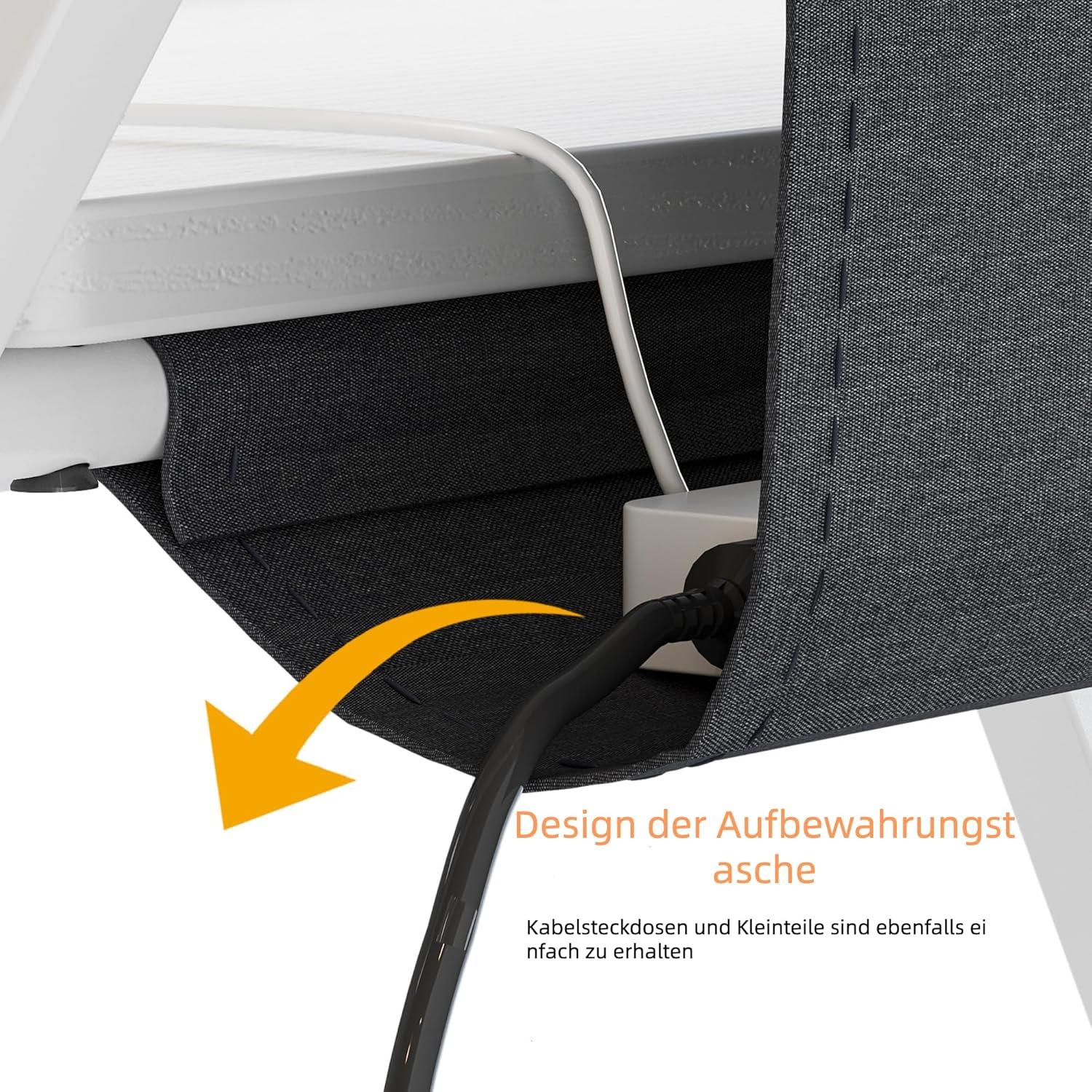 Kleiner klappbarer Schreibtisch mit Regal und