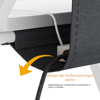 Kleiner klappbarer Schreibtisch mit Regal und