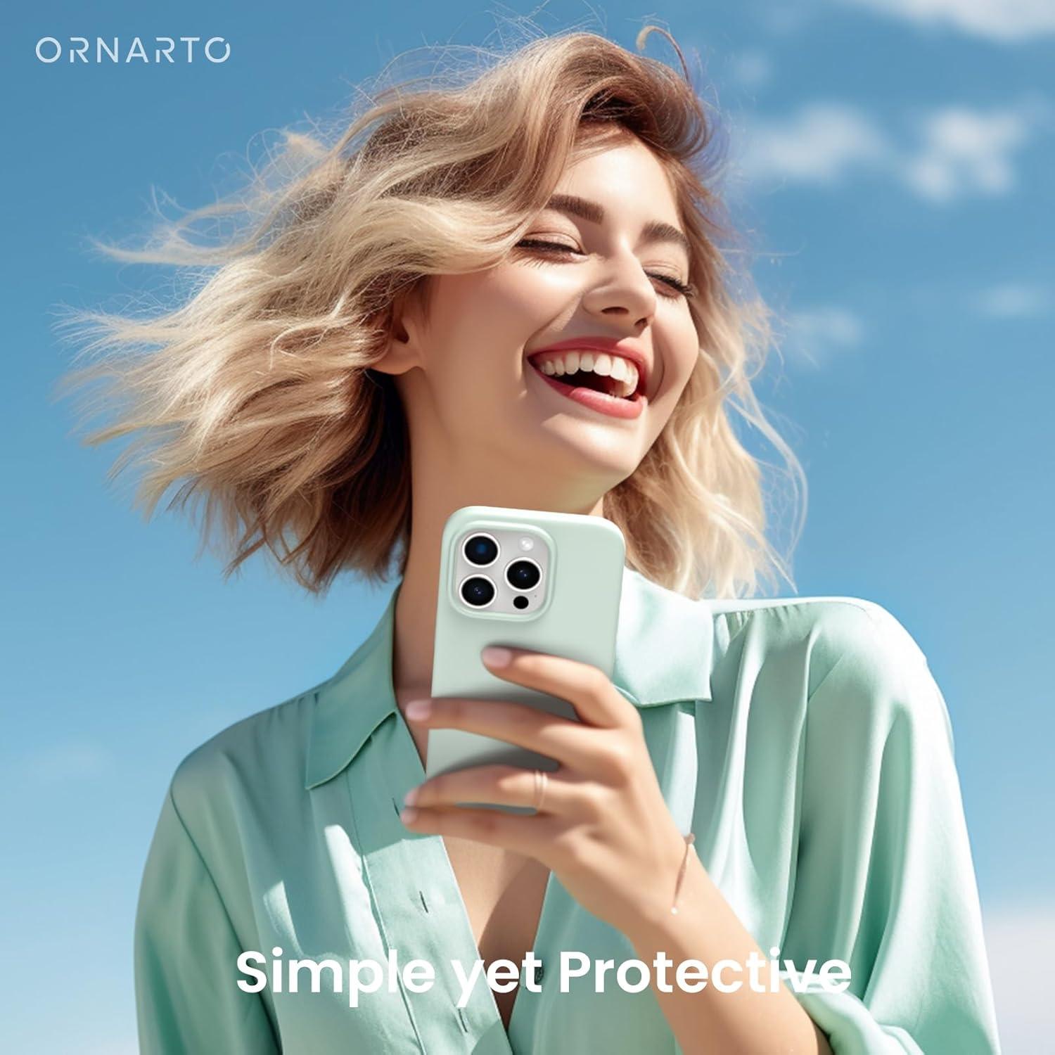 Silikon Hülle iPhone 15 Pro 6,1 Zoll flüssiges Kratzfeste Schutzhülle