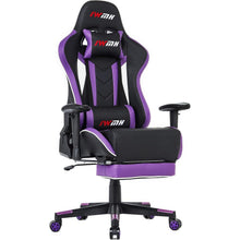 Ergonomischer Gaming Stuhl mit Fußstütze und verstellbarer
