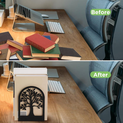 Buchstütze Metall Bücherhalter Bookends für