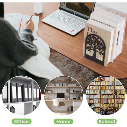 Buchstütze Metall Bücherhalter Bookends für