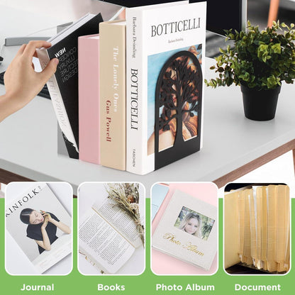 Buchstütze Metall Bücherhalter Bookends für