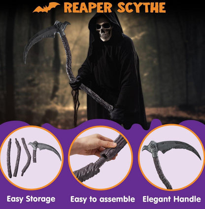 Halloween Sense Reaper Scythe Accessoires 140cm für Party