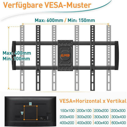 TV Wandhalterung schwenkbar neigbar für 26-50 Zoll Fernseher