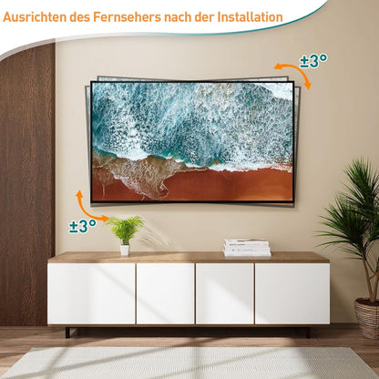 TV Wandhalterung Schwenkbar Neigbar für 26-50 Zoll Fernseher bis 25KG VESA 300x300mm
