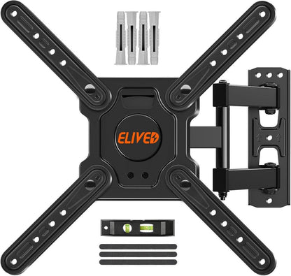 TV Wandhalterung Schwenkbar Neigbar für 26-50 Zoll Fernseher bis 25KG VESA 300x300mm