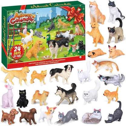 Adventskalender 2024 Bauerhof Tiere Hunde Farm 2-10 Jahre
