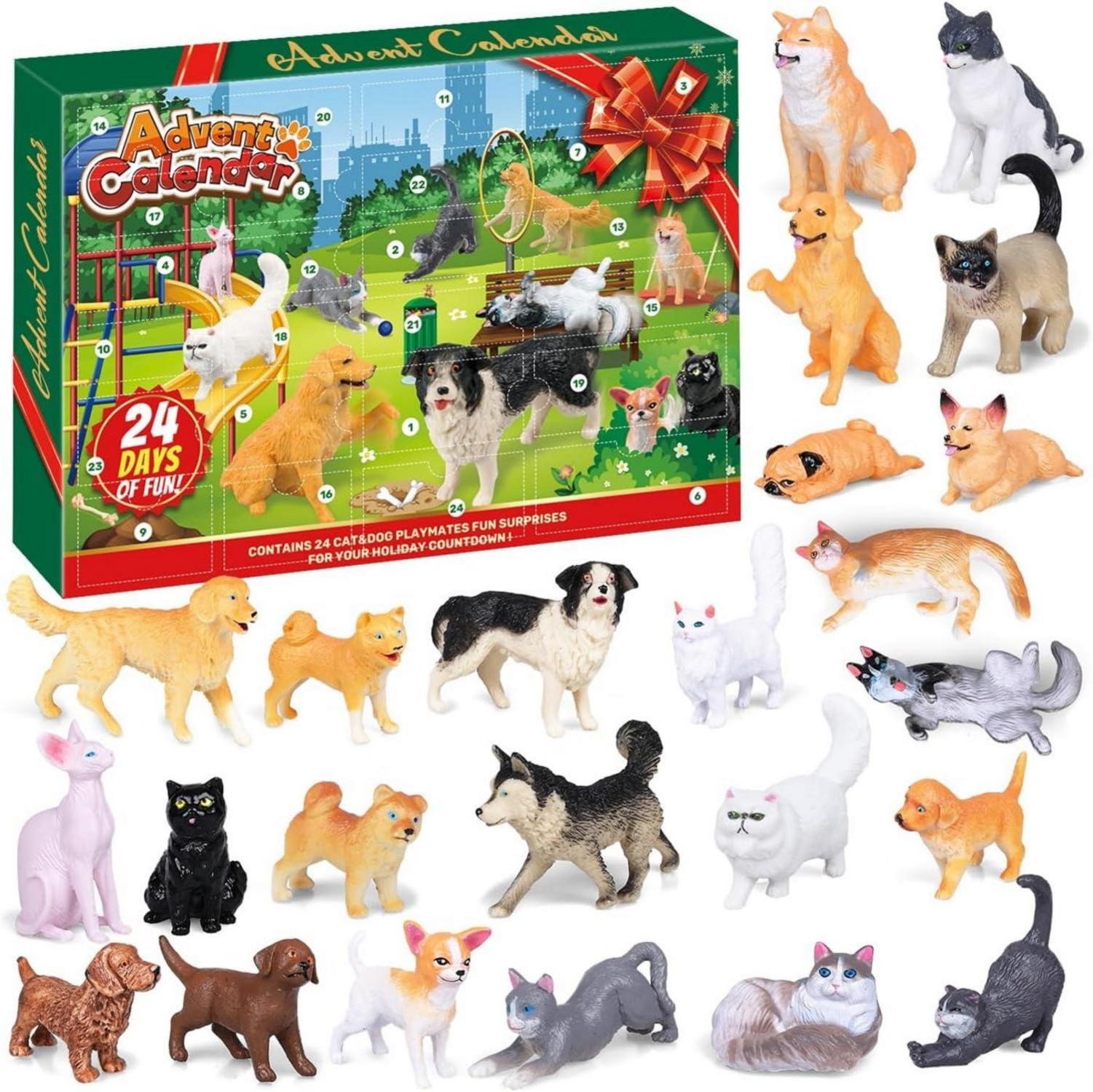 Adventskalender Bauerhof Tiere Hunde Katzen 2024 Jungen Mädchen 2-10