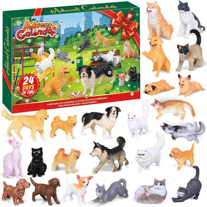 Adventskalender Bauerhof Tiere Hunde Katzen 2024 Jungen Mädchen 2-10