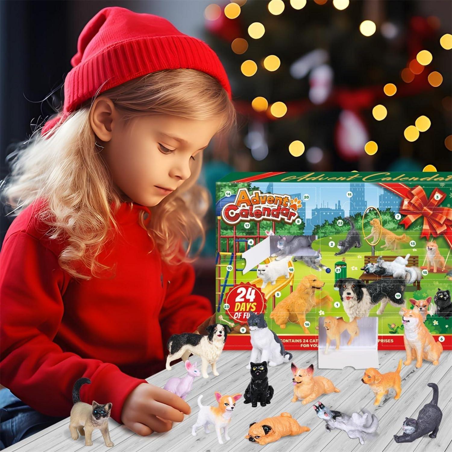 Adventskalender 2024 Tiere Bauerhof Hunde Katzen Kinder Jungen