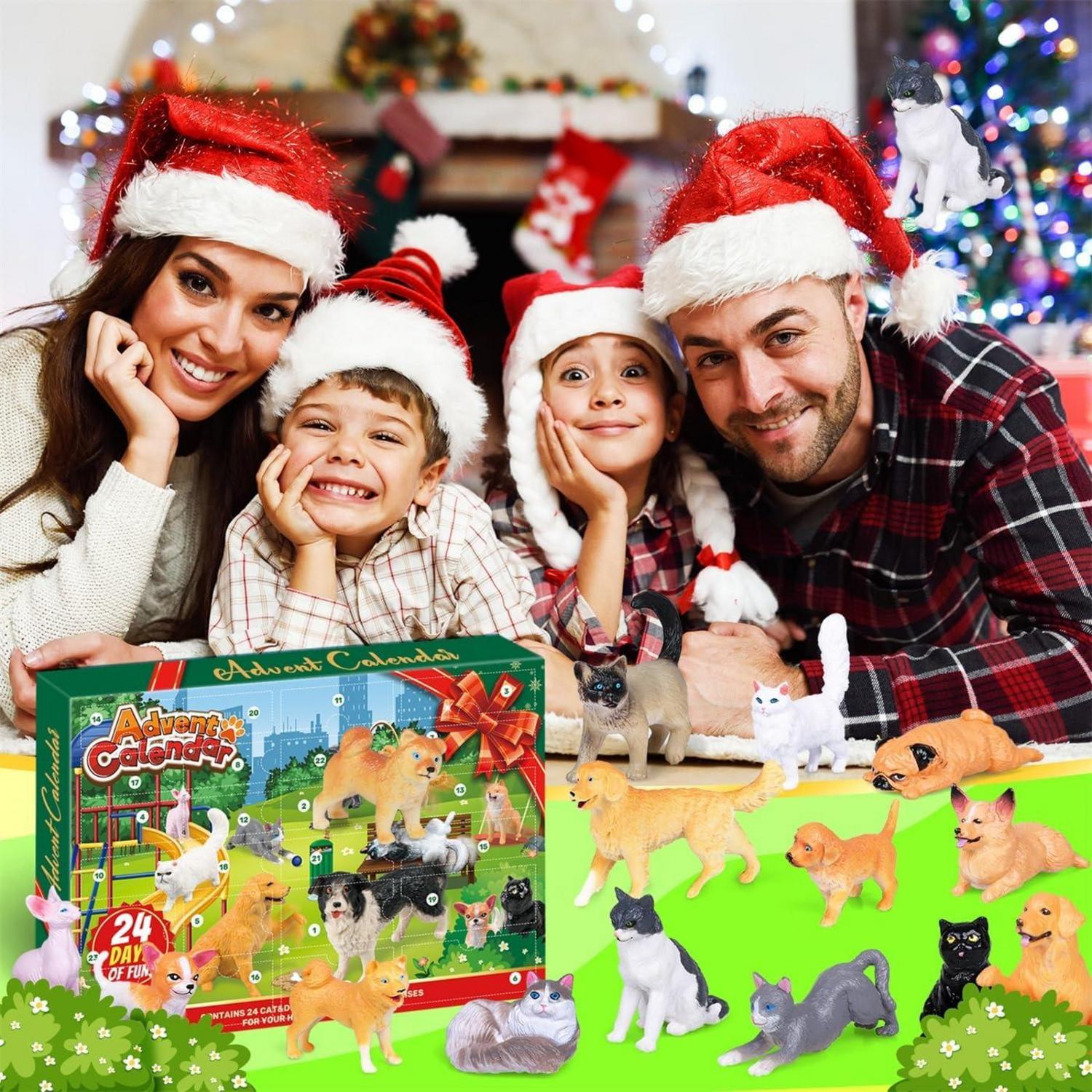 Adventskalender 2024 Tiere Bauerhof Hunde Katzen Kinder Jungen