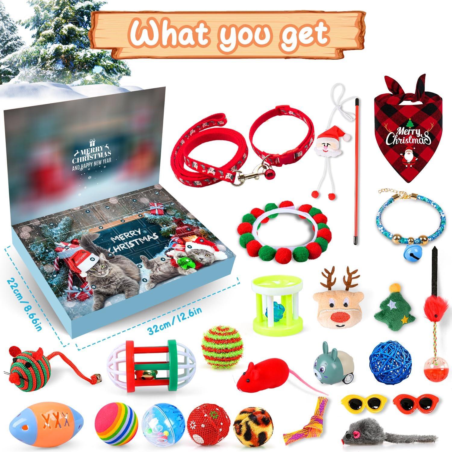 Adventskalender Katze 2024 Weihnachtsgeschenke 24