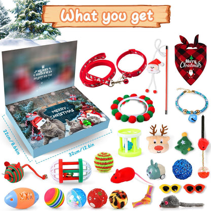 Adventskalender Katze 2024 Weihnachtsgeschenke 24